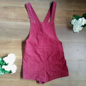 Maroon Overalls
